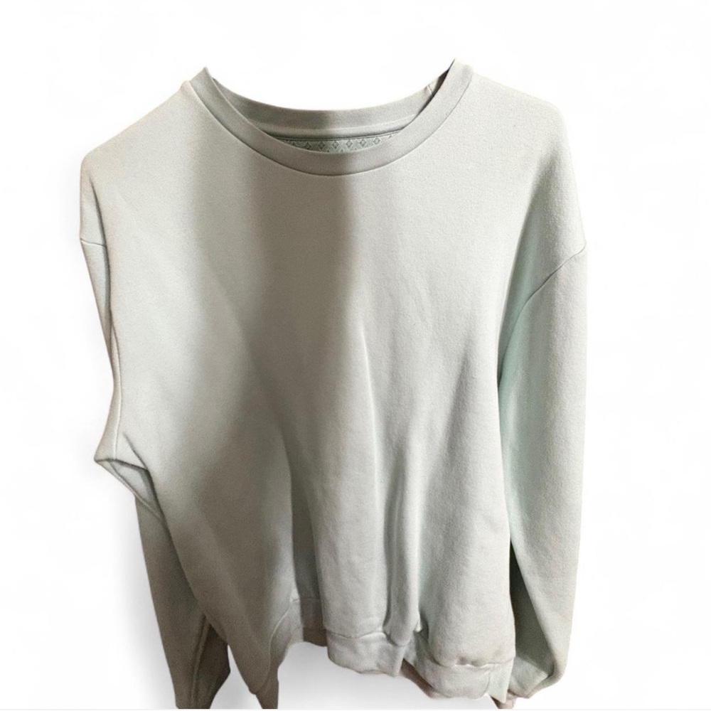 Denim & Flower Light Gray Sweatshirt